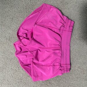 size 4 sonic pink hotty hot shorts length 2.5